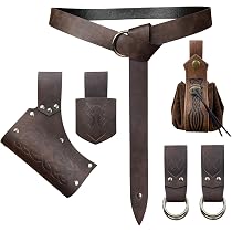 Aeta ベルトポーチ & ジョイントバックルベルト セット Amazon.co.jp: [EpicCos] 2点セット 中世ビンテージベルトポーチ、中世